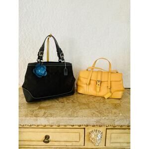 Bundle/lot of 2 Hamilton Coach small bags